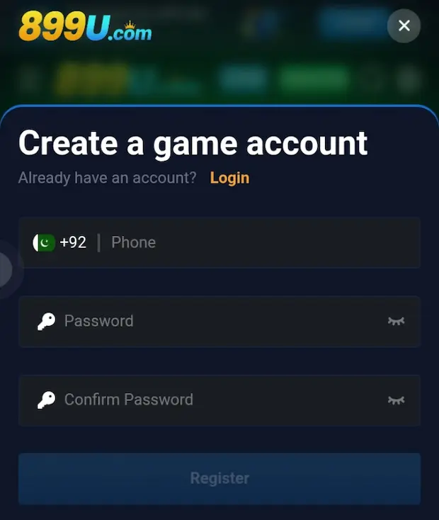 899u game register