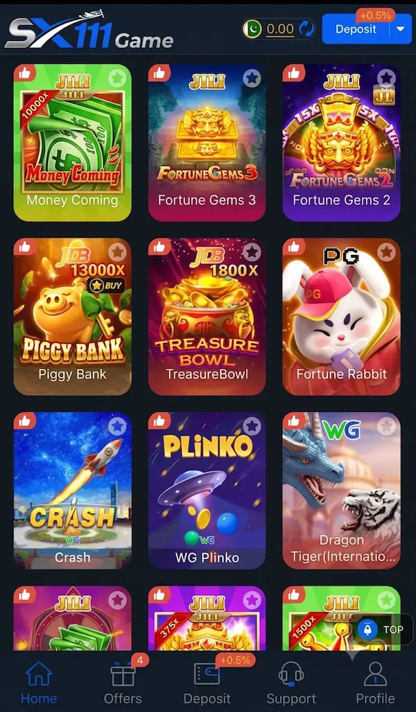 sx111 game