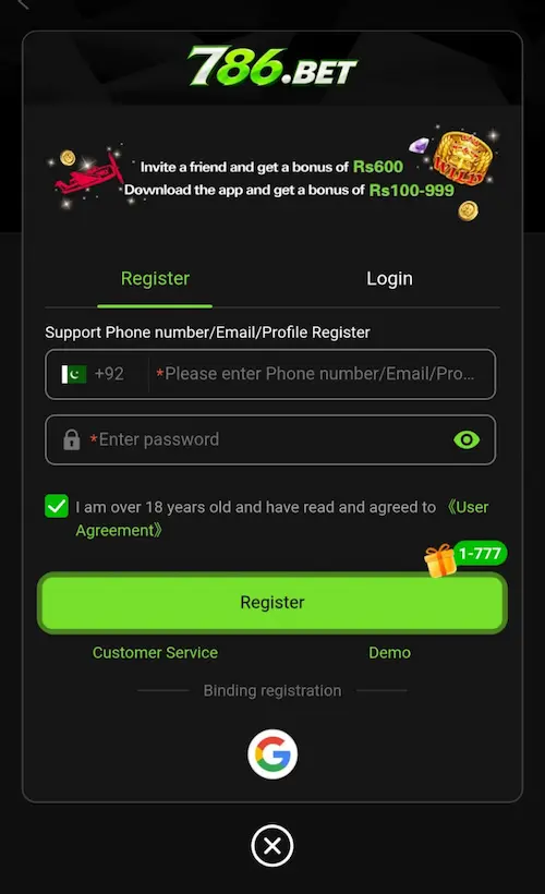 786bet game